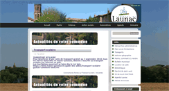 Desktop Screenshot of mairie-launac.fr